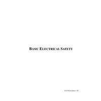 Electrical Safety Basic Electical and Electronics Engineering-BEEE102L