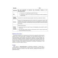 drug intermediate 6 Engineering Chemistry Lab-BCHY101P