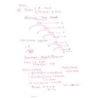 Analysing recursive functions, recurrences  Data Structures and Algorithms-BCSE202L