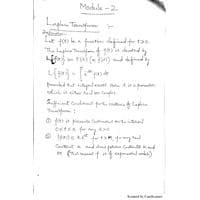 Laplace transform Differential Equations and Transform-BMAT102L