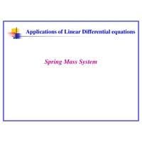 oscillations Differential Equations and Transform-BMAT102L