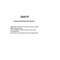 Semiconductor Devices Basic Electical and Electronics Engineering-BEEE102L
