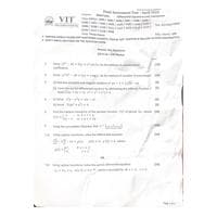 Differential Equations And Tranforms