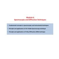 Spectroscopy Engineering Chemistry BCHY101L