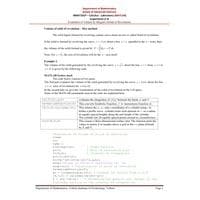 Matlab exp 2A Calculus Lab-BMAT101P