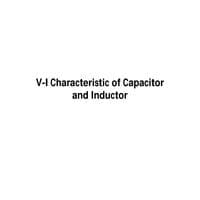 Single Phase RLC Basic Electical and Electronics Engineering-BEEE102L