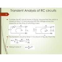 9-Module 4 Analysis of transient response Circuit Theory BEEE203L