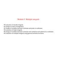 Triple Integration Calculus-BMAT101L