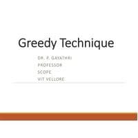 Design and Analysis of Algorithms 1E-BCSE204L