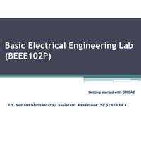 Software experiment 1 Verification of KCL and KVL Basic Electrical and Electronic Engineering Lab- BEEE102P