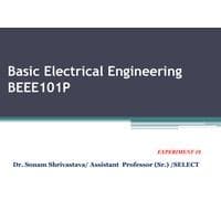 Hardware Experiment 4 PN Junction diode forward and reverse characteristics Basic Electrical and Electronic Engineering Lab- BEEE102P