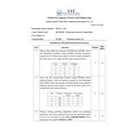 Design and Analysis of Algorithms